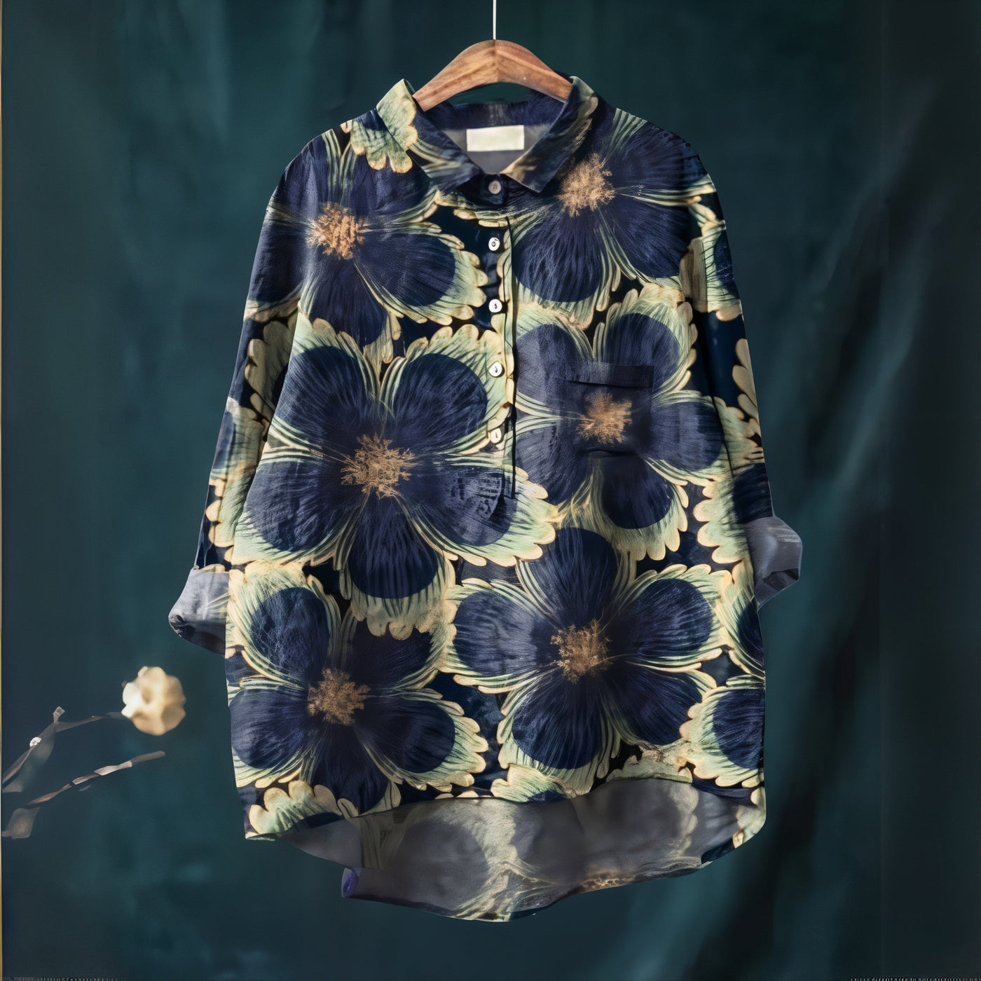 Fiona - Blouse with Romantic Floral Print