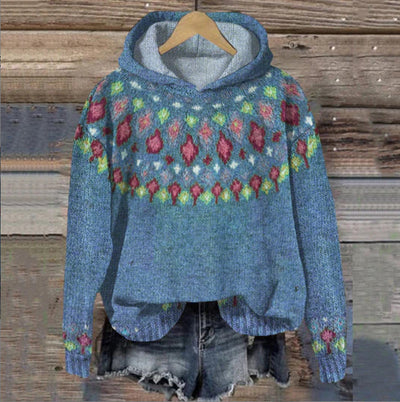 Karine - Ethnic Retro Hoodie