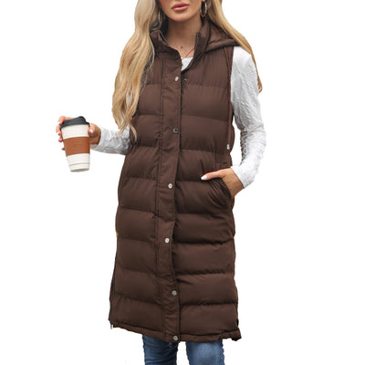 Avela – casual sleeveless hooded vest