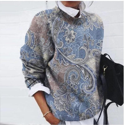 Claire - Chic Floral Knit Sweater