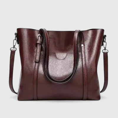 Clara - Sleek Leather Shoulder Bag