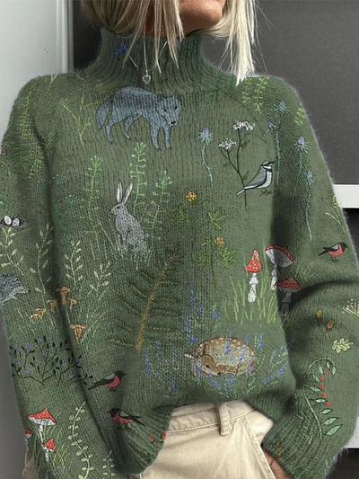 Nora - Nature-Inspired Knitted Sweater