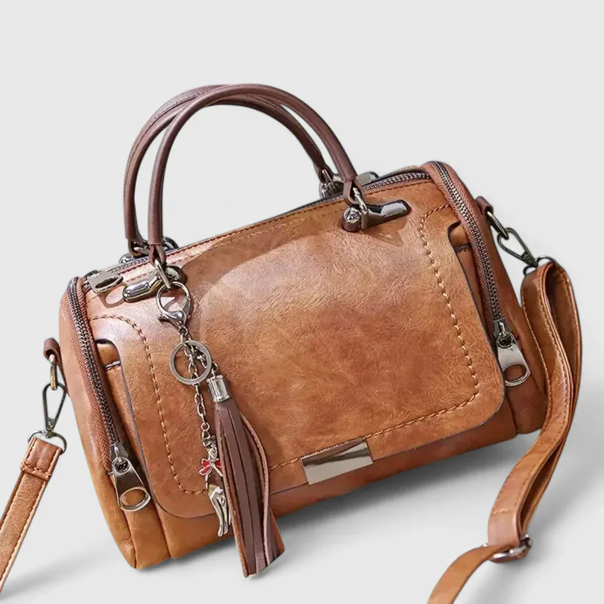 Gunvor - Stylish Leather Shoulder Bag