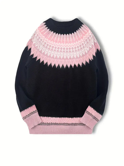 Claire - Nordic Charm Knit Sweater