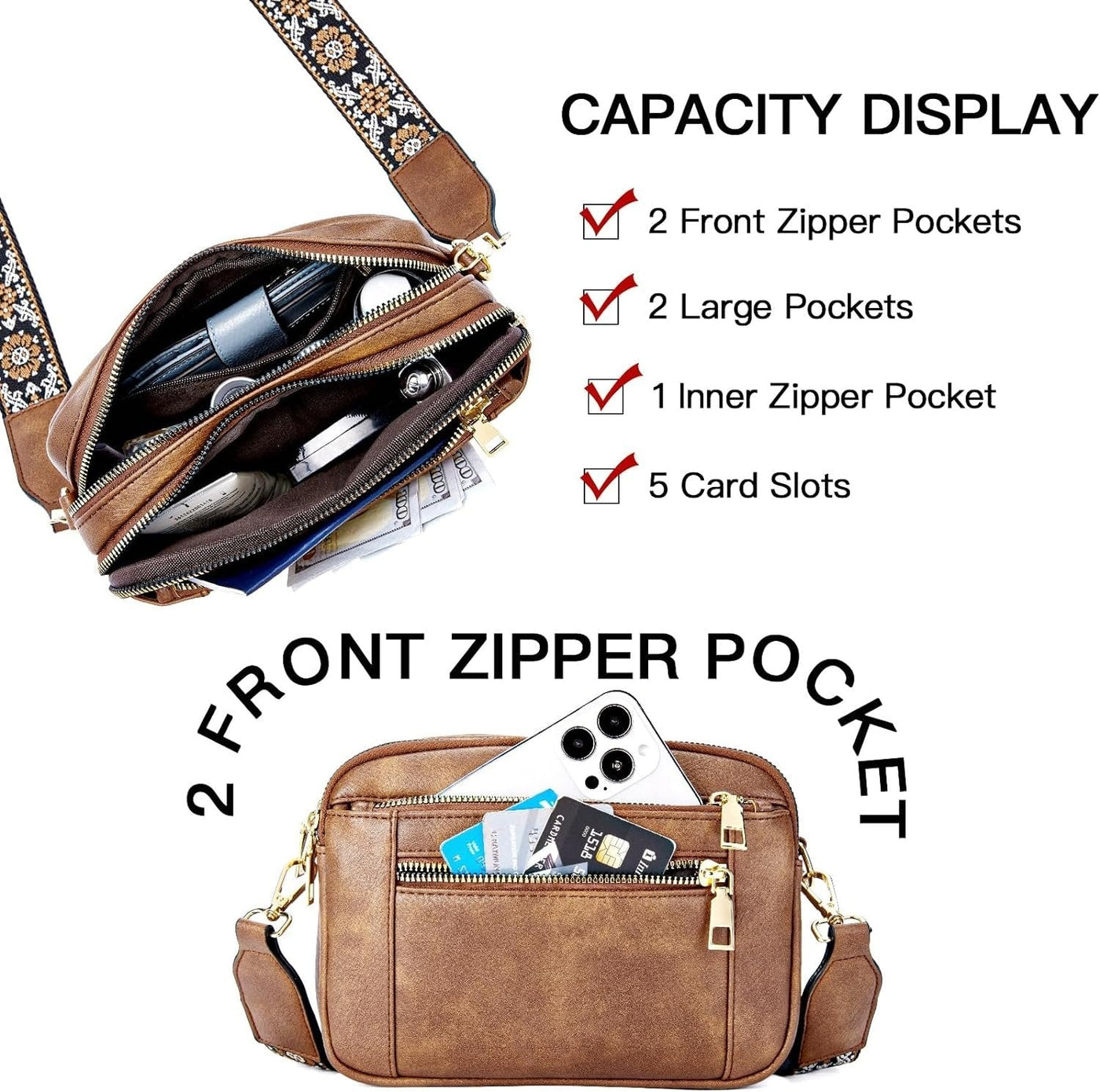 Camilla - Elegant Leather Shoulder Bag