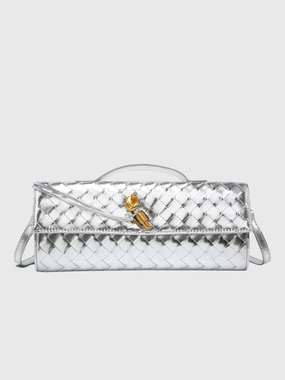 Camila - Elegant Slim Woven Clutch