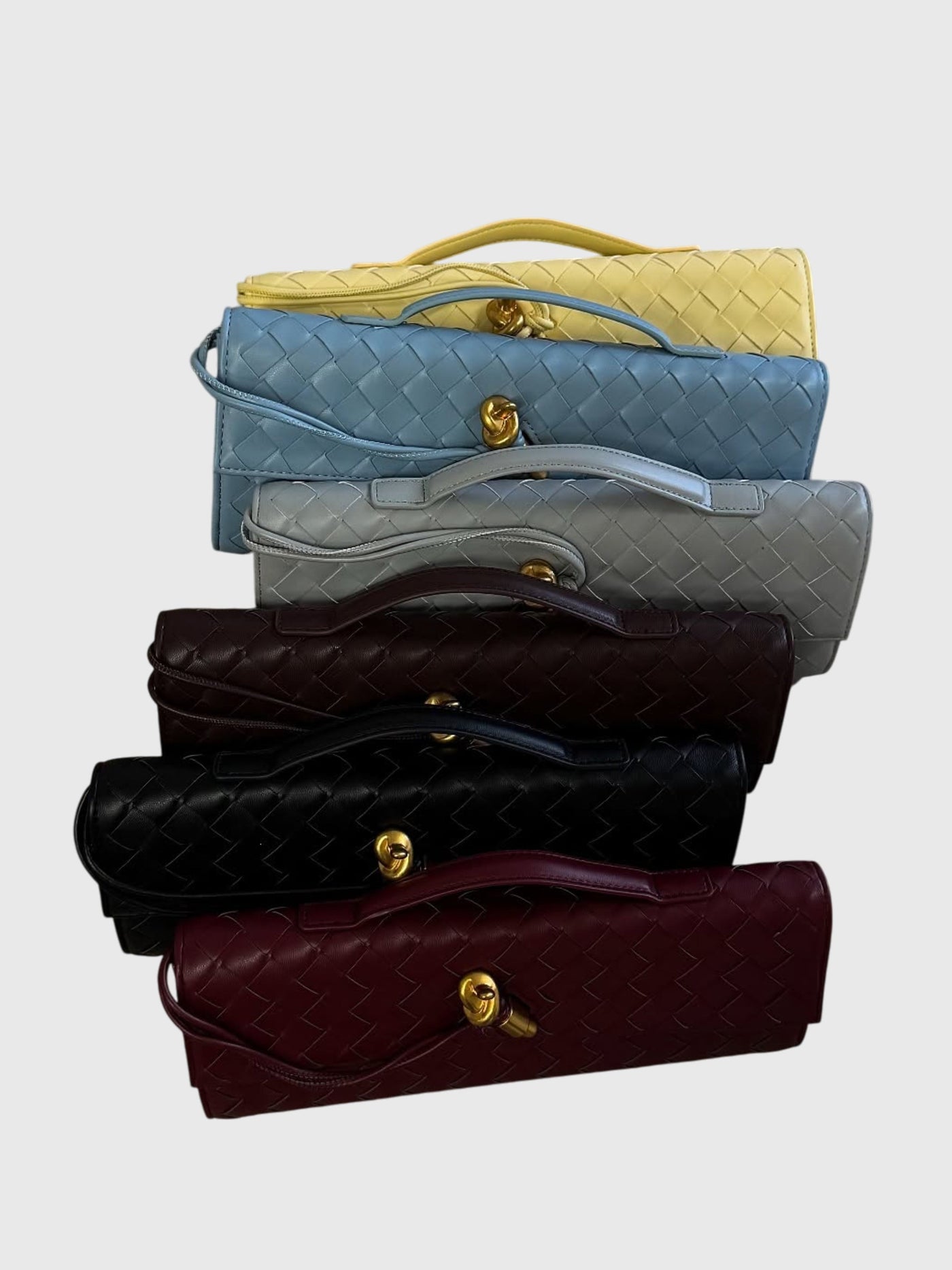 Camila - Elegant Slim Woven Clutch