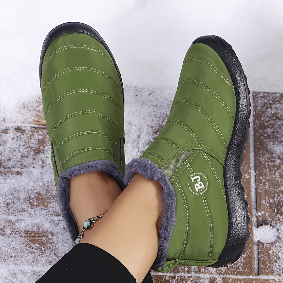 Victoria - Warm Winter Slip-On Boots