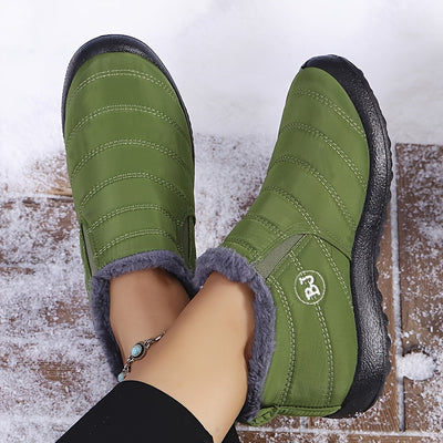 Victoria - Warm Winter Slip-On Boots