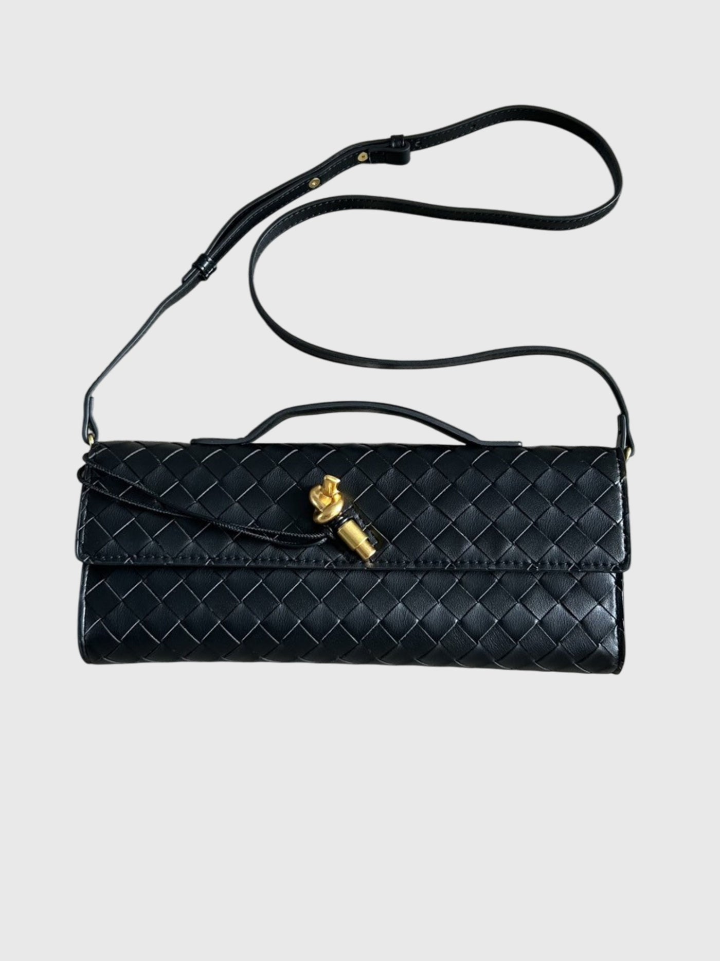 Camila - Elegant Slim Woven Clutch
