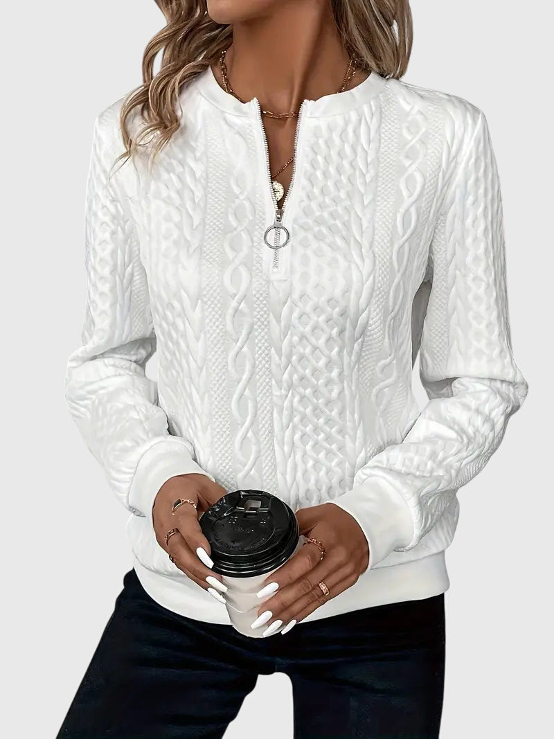 Nora - Sweater with Zipper