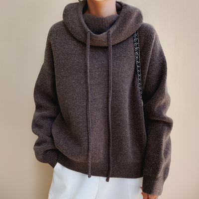 Courtney | Elegant High-Neck Sweater