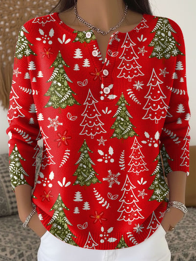 Edith – Christmas Jumper with Buttons