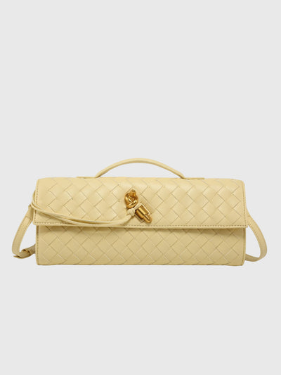 Camila - Elegant Slim Woven Clutch