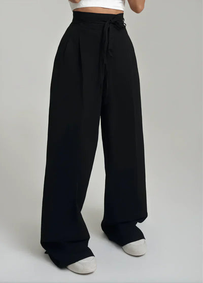 CELEST - WIDE LEG HIGH-RISE PANTS