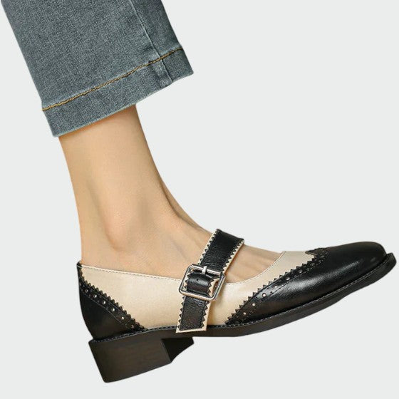 Helena – Leather Mary Janes