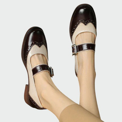 Helena – Leather Mary Janes